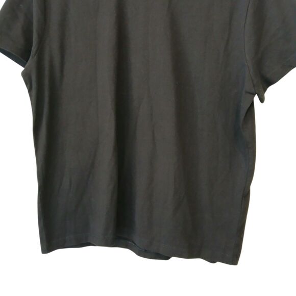 Madewell Black Short Sleeve Cotton Perfect Crewneck Tee Size Medium NEW NS581 - Picture 5 of 10